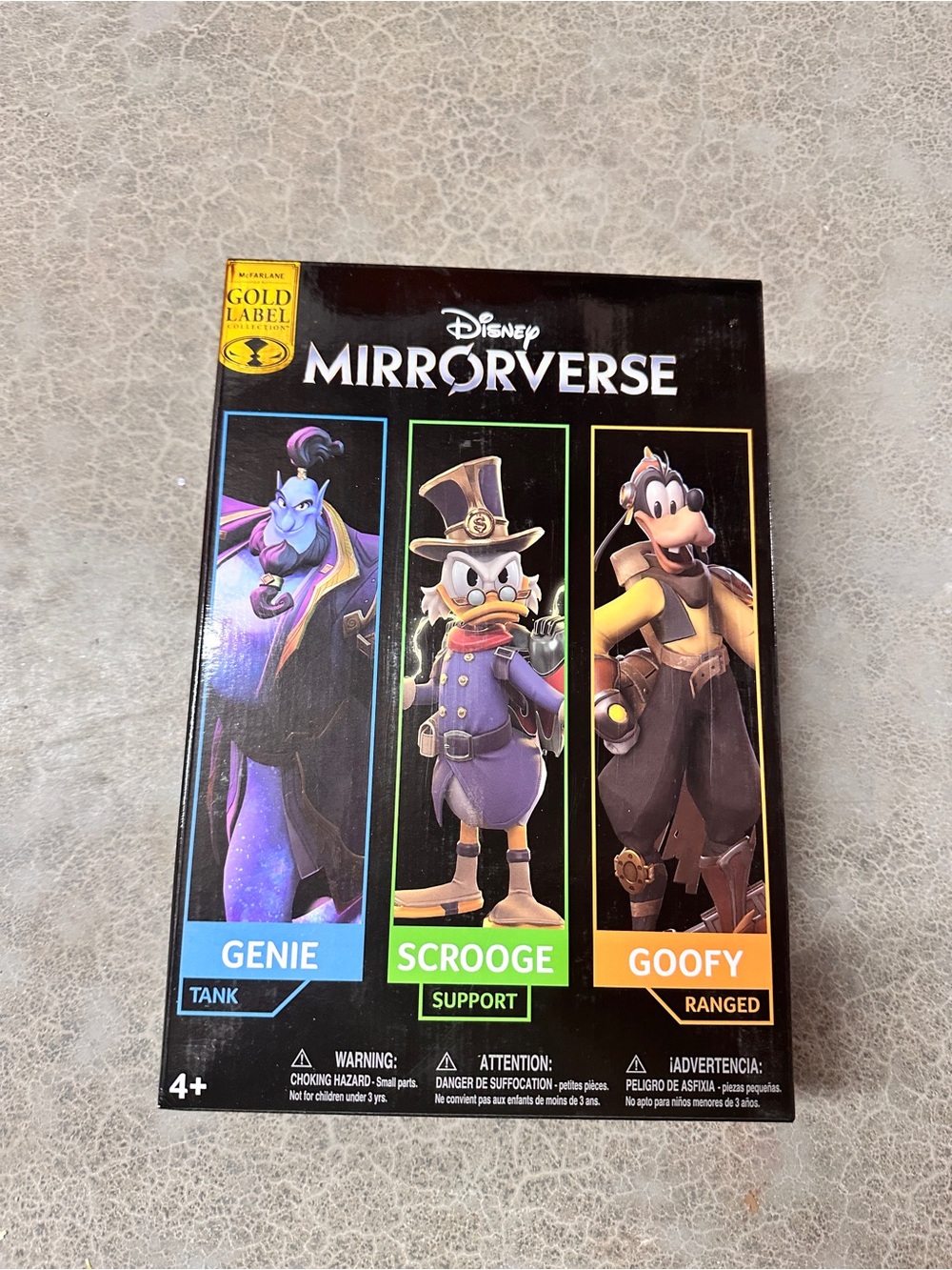 Disney Mirrorverse Genie, Scrooge & Goofy Boxed Set - Black
